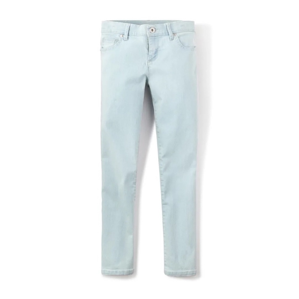 The Children's Place Girls Basic Stretch Skinny Jeans in Sky Wash, sz 8